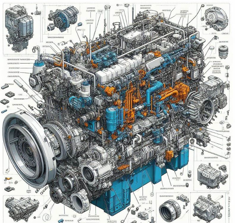 Cat C12 Engine